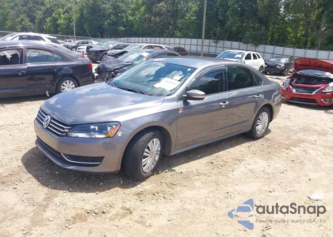 2015 Volkswagen Passat 1.8T S from USA, damaged, VIN 1VWAS7A31FC106266